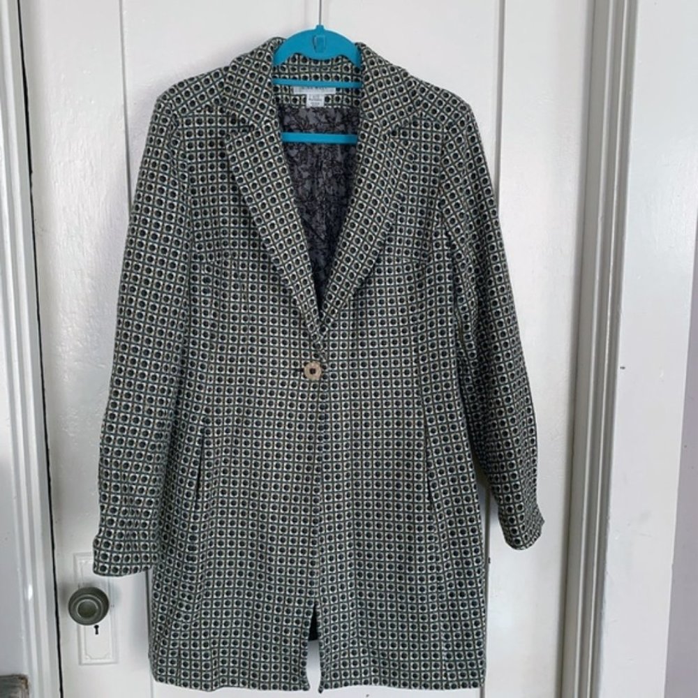 Stylish One-button Nine West Trench Coat